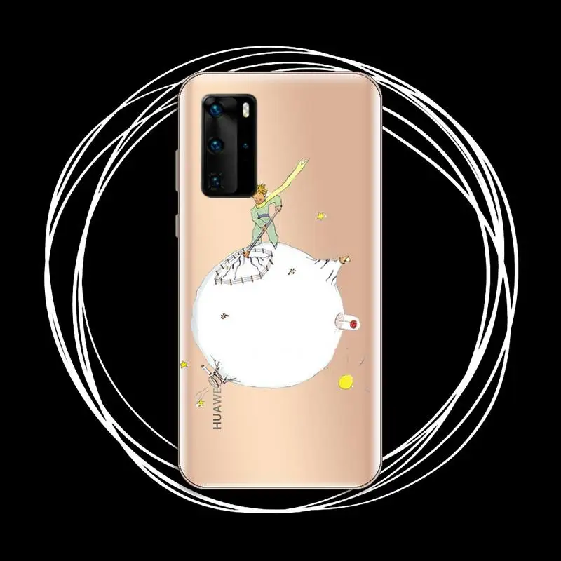 

The Little Prince funny cartoon Phone Case Transparent for Huawei P honor 8 10i 20 30 40 smart 2019