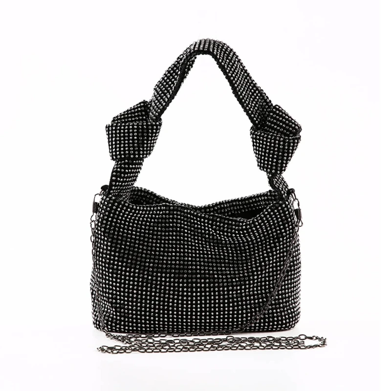 

Shiny Rhinestone Women Tote Handbag Shoulder Bag Fashion Handle Satchel Purse 20CA