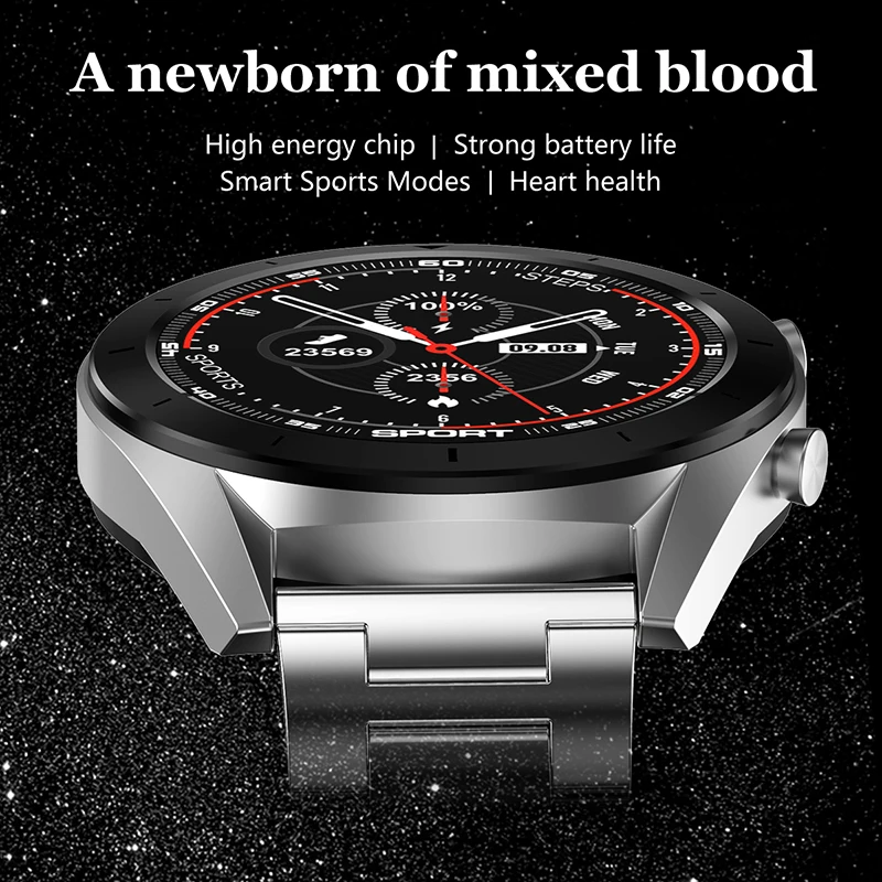 Timewolf кровяное давление умные часы ЭКГ монитор для мужчин полный Roud Smartwatch Android