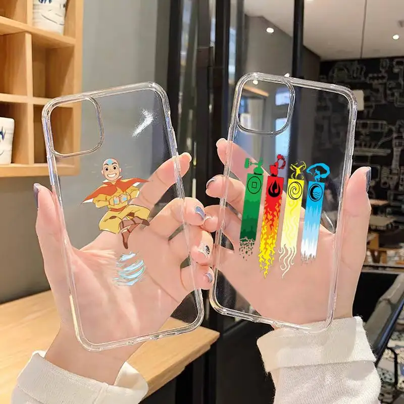 

Avatar the Last Airbender Phone Case For iphone 13 12 11 8 7 plus mini x xs xr pro max Transparent soft