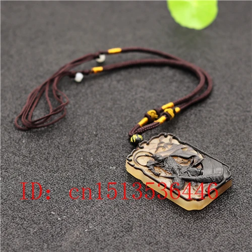 Коллекционные вещи ручной работы Бык Рог Король Обезьяна Кулон Ожерелье Мужчины