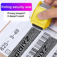 manual roller stamp id protection confidential guard information data identity address blocker identity anti theft smear stamp
