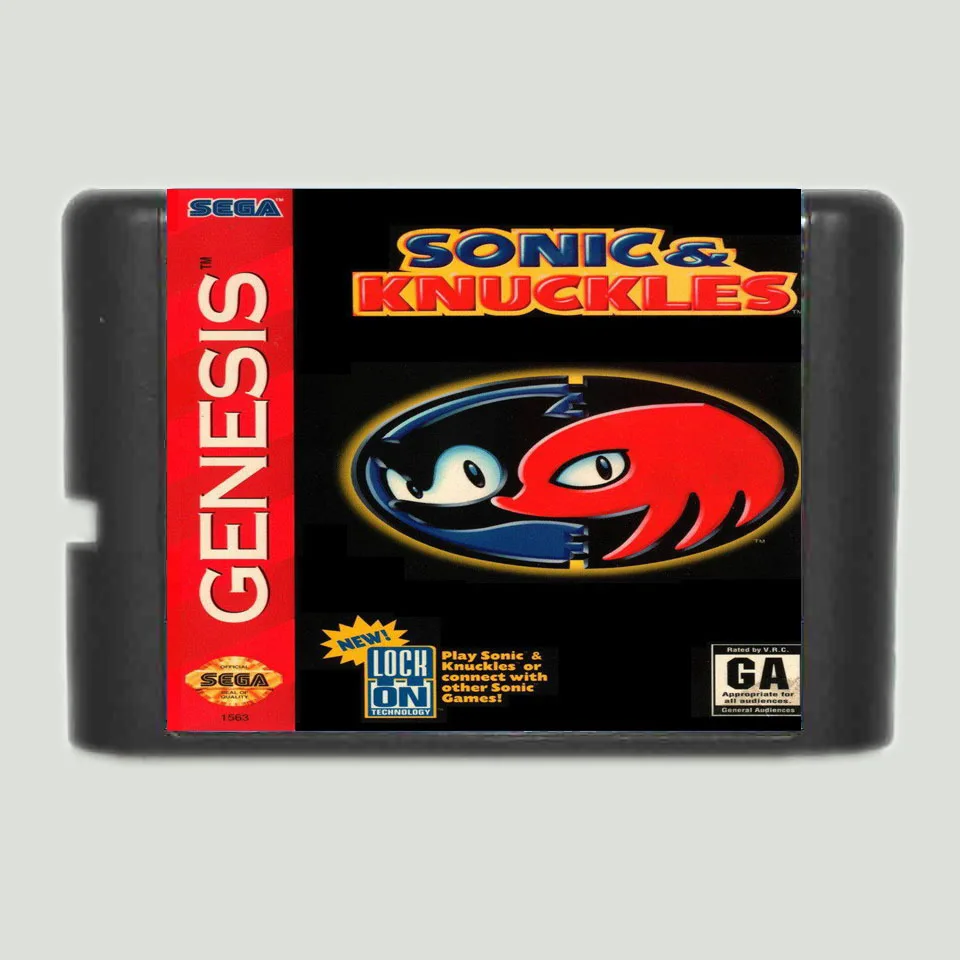 

Sonic & Knuckles 16 bit MD Game Card For Sega Mega Drive For Genesis