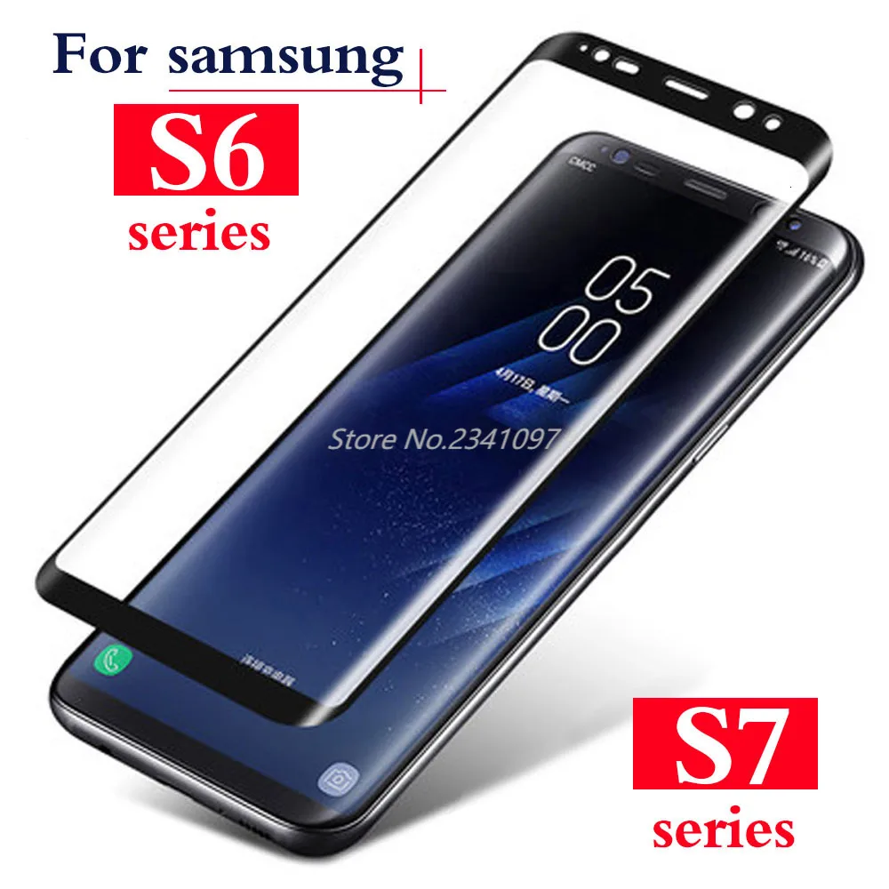 

Protective Glass for Samsung A51 Galaxy S6 S7 Edge Plus on S 6 7 Tempered Glas Phone Cover Sereen Protector Protection Film 3d
