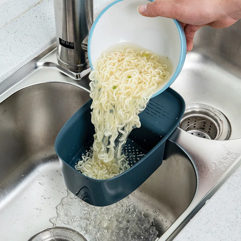 

Kitchen Sink PP Drain Basket Kitchen Waste Wet Garbage Drain Basket Residue Filter Sink Rack New Kitchen Tools Kitchen Sink