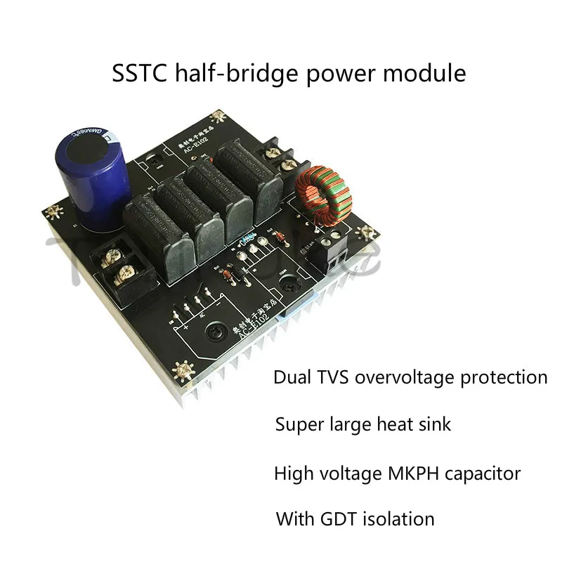 Полумост SSTC Tesla Coil Power Module двойной резонансный инвертор с функцией управления в