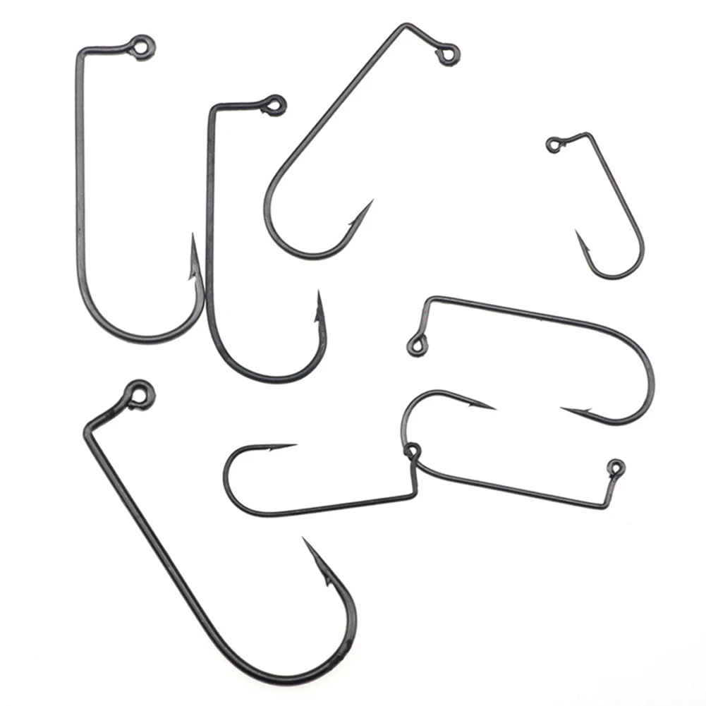 100 шт. рыболовные крючки из высокоуглеродистой стали 90 градусов | Спорт и