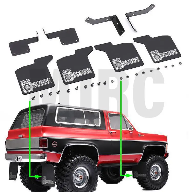 

1/10 Remote Control Tracked Trax For TRX-4 K5 New Type Remote Control Car Rubber Fender, Suitable For For TRX4 1:10 High Qu