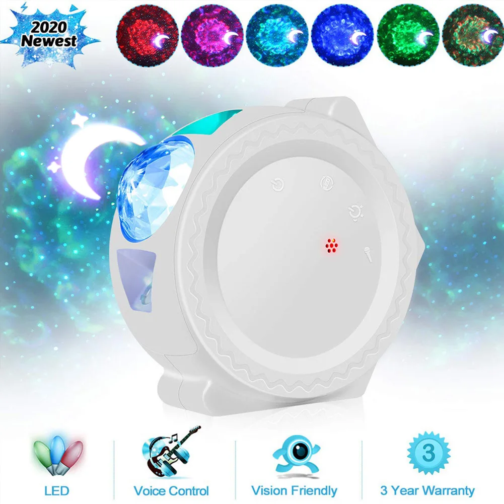 

Bedroom Dec Christmas Gift Creative Starry Sky LED Projector Light Rechargeable Kids Moon Star Night Lamp for Kids Adults
