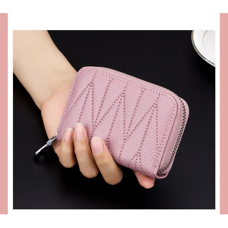 Мужской кошелек из искусственной кожи кредитный держатель для карт RFID