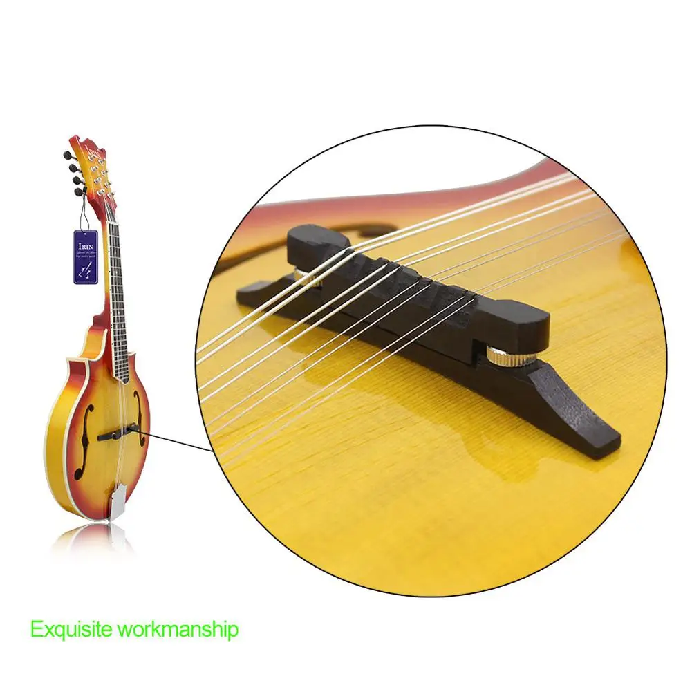 

Universal Adjustable Mandolin Bridge Rosewood Lightweight Musical Instruments