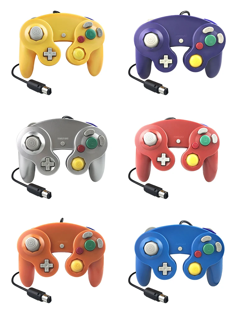 Классический проводной контроллер джойстика Джойстик Геймпад для NAND для Gamecube контроллер для wii вибрационная игра