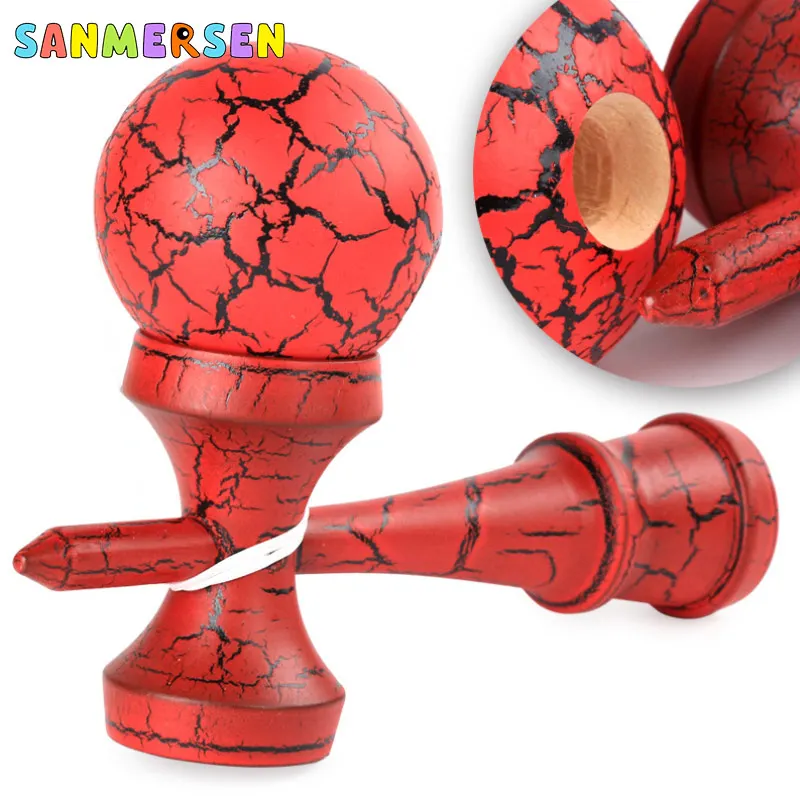Профессиональные хром шары Kendama деревянные игрушки уличный умелый жонглинг мяч