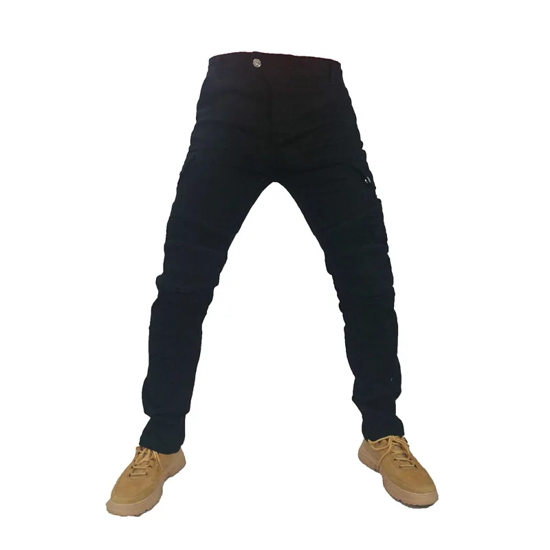 Классические мотоциклетные джинсы противоударные износостойкие брюки с