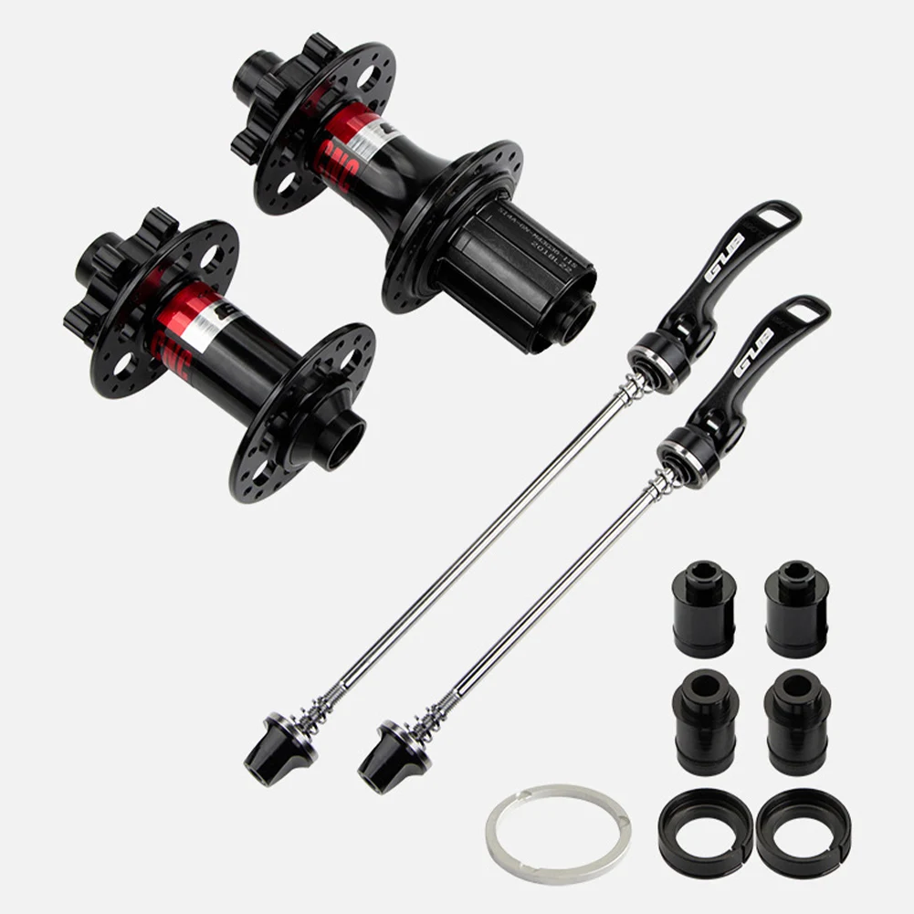 MTB Bicycle Hubs Sealed Bearing Mountain Bike Hubs Quick Release Set 32 Holes Disc Brake QR 4 Bearings 4 Pawls Bike Parts