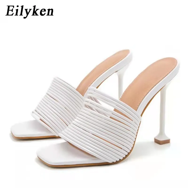 

Large size women's shoes 2021 straight new style thin belt thin heel long term