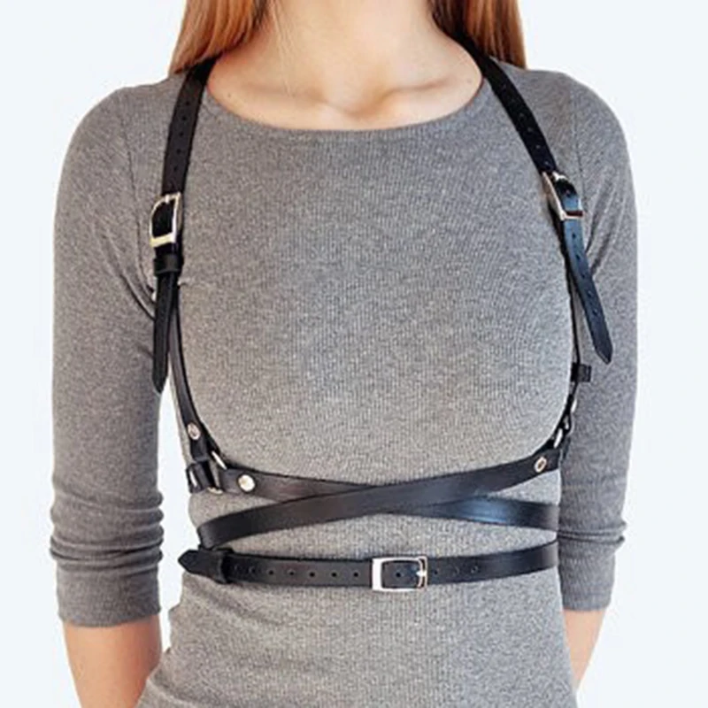 Мод жгута Топ аксессуары готический упряжь бюстгальтер для женщин сексуальный