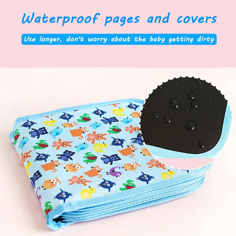 Стираемая доска для рисования детская книга Ingersara 14 страниц малышей