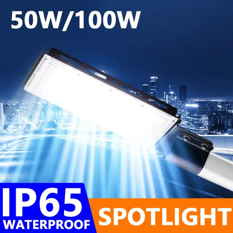 

LED Street Light AC180-240V Outdoor Floodlight Spotlight IP65 Waterproof Wall Light Garden Road Street Pathway Spot Light 100W