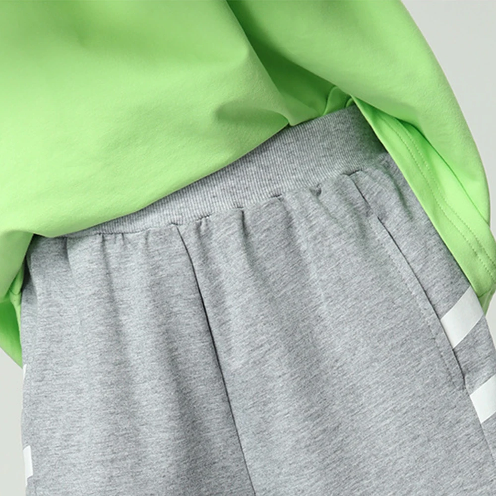 

Girls Sweatpants Cuhk Child Trousers Fashion Elastic Belt Cotton Comfort Pants Europe And The United States Household Pants Chao