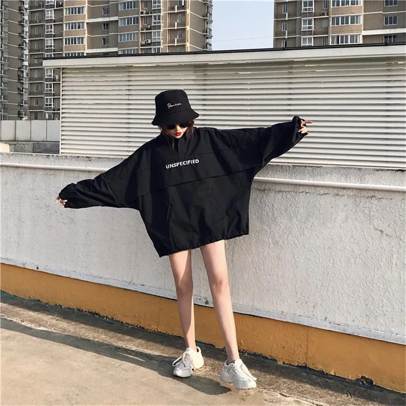 5XL, новинка, Harajuku, Повседневный, уличный пуловер с капюшоном, топы, длинный рукав, осень, Япония, модные толстовки, кофты, в стиле панк, женские