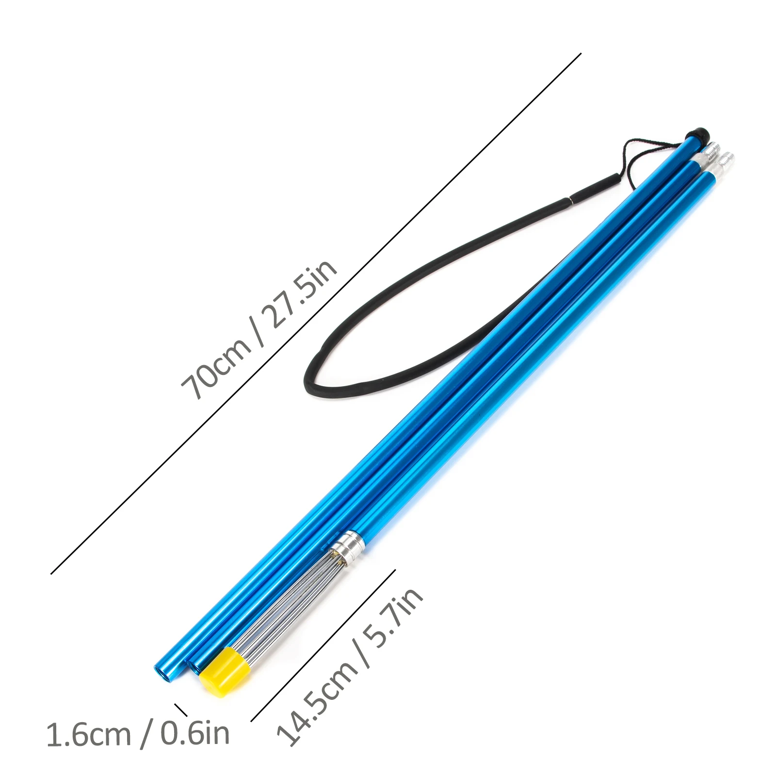 

3-Piece Fishing Harpoon Aluminum Alloy Fishing Gaff Hook Portable Sea Boat Fishing Grip Tackle Fish Gaff Fishing Accessorries