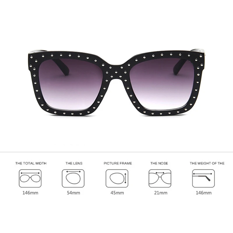 Женские солнцезащитные очки RBRARE с бриллиантами роскошные дизайнерские