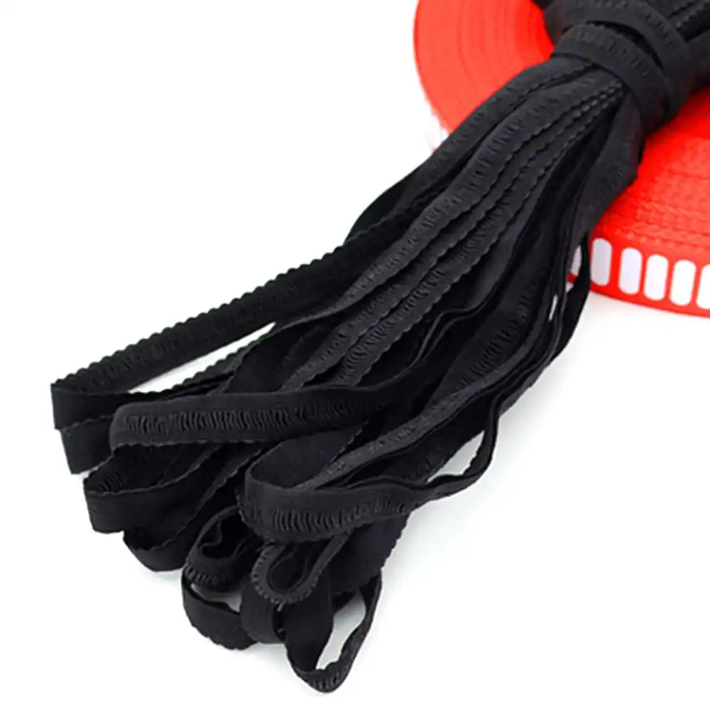 2m/set 1.2cm width Promotion Shoulder straps Women Bra Strap Accessories edge shoulder tape Lace Elastic Band Trim - купить по