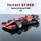 Модель автомобиля Bburago Ferrari F1 SF1000 #16 Ferrari 2020, 1:43, 1000, мемориальная гоночная формула, статическая модель, игрушки для мальчиков