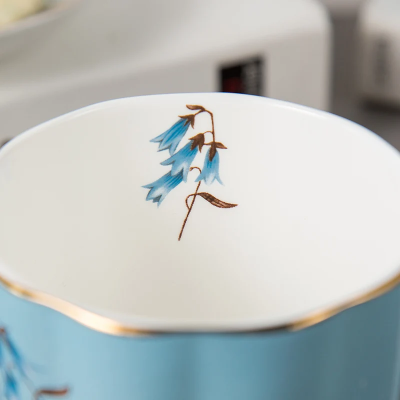 Керамическая кружка для кофе с изображением орхидеи | Дом и сад