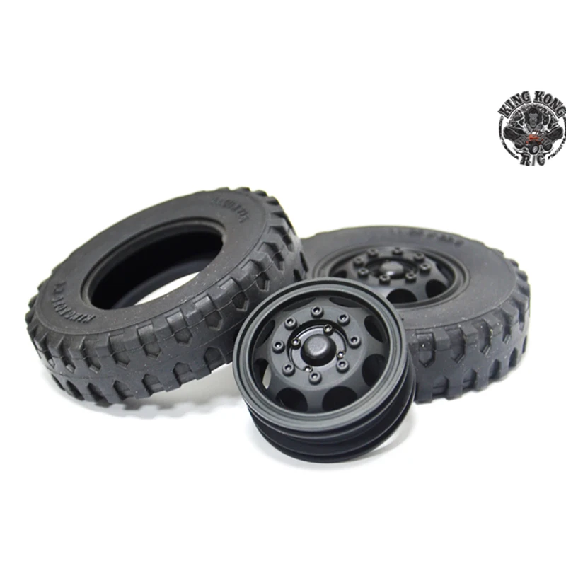 KKRC металлические 1 75 &quotпередние колеса для 1/12 1/14 R/C советский ZIS-150/CA10/Tamiya грузовик