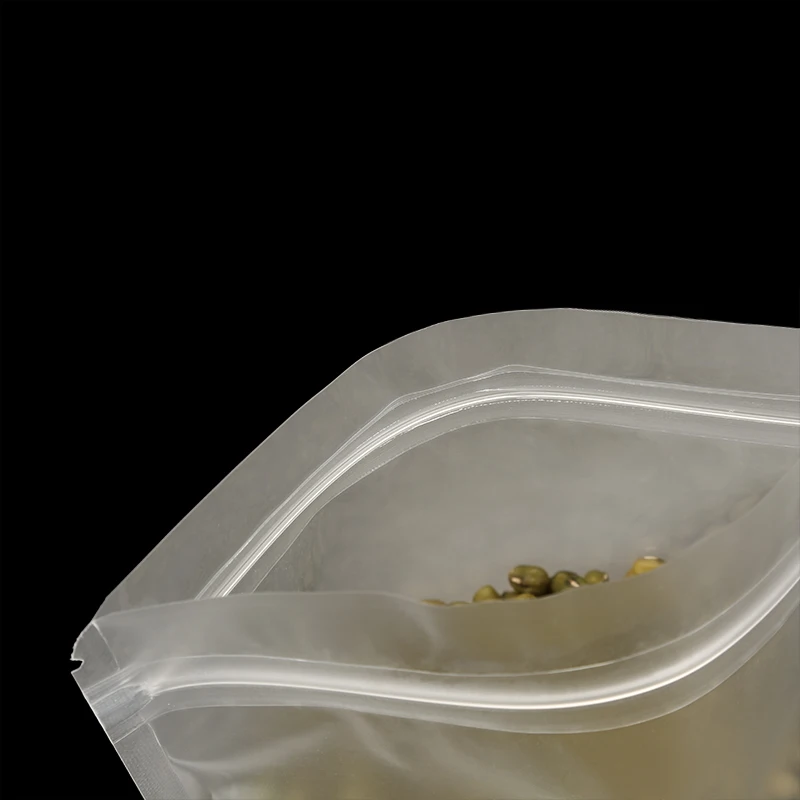 100 шт. пакеты на молнии 30x40 см матовая искусственная прозрачная пластиковая сумка