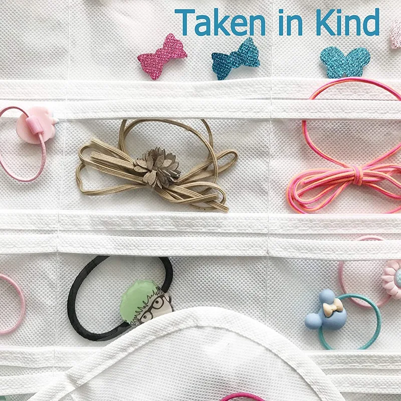 

Dual-Sided 80-Pocket Hanging Jewelry Organizer Storage Display Necklace Earring Ring Pouch Pocket, White