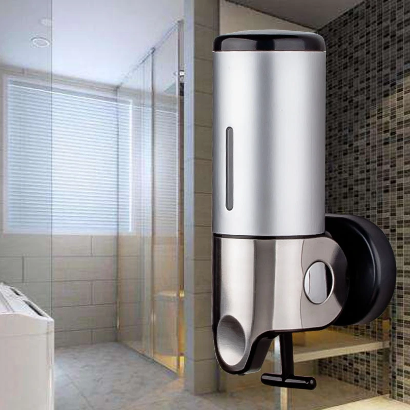 Автоматический настенный диспенсер для шампуня и душа HUAMAN|Дозаторы жидкого мыла|