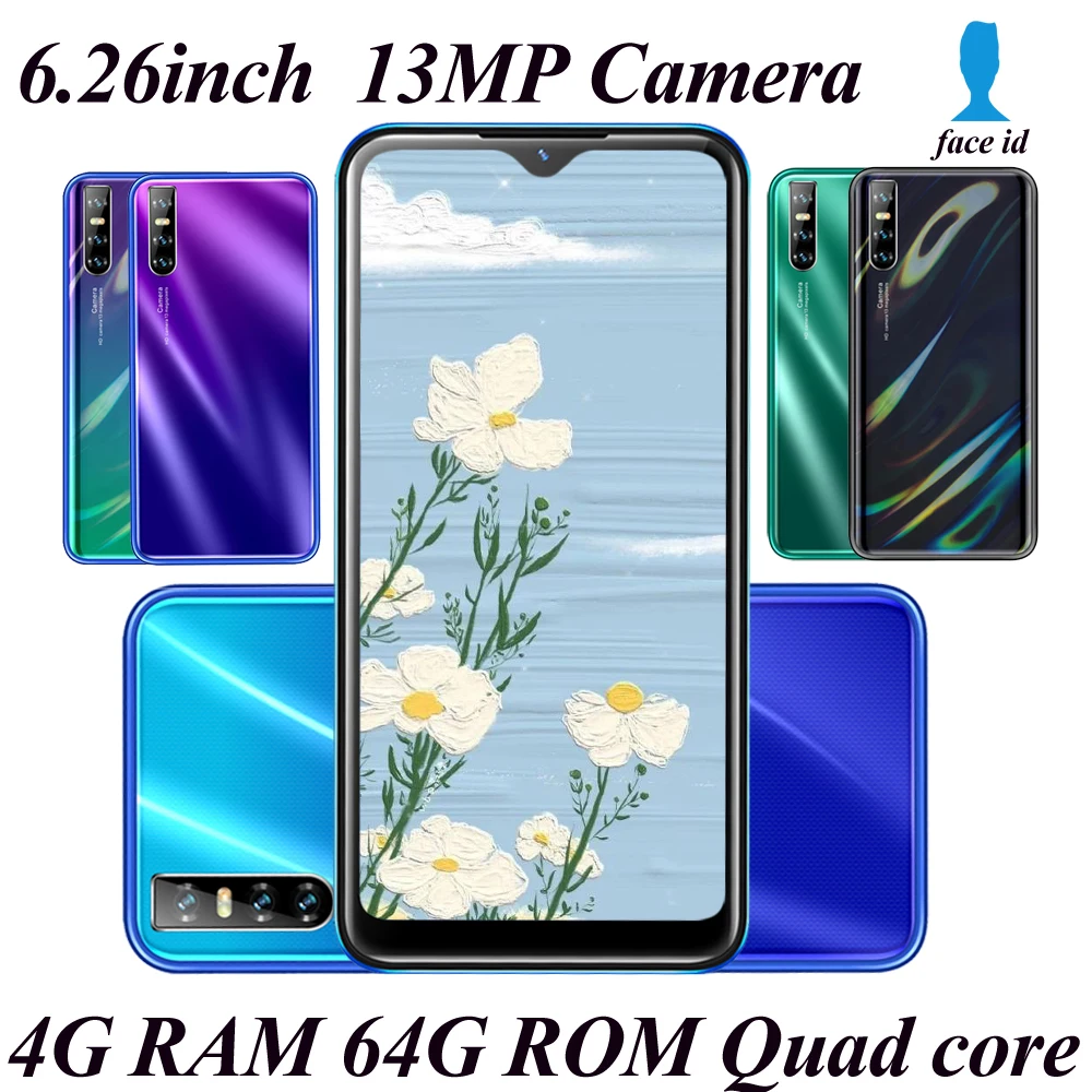 

Смартфон, 4G ОЗУ, Android мобильный телефон, P23, экран 6,26 дюйма, 64 Гб ПЗУ, HD камера 13 МП, полноэкранный, четырехъядерный процессор, функция распозна...
