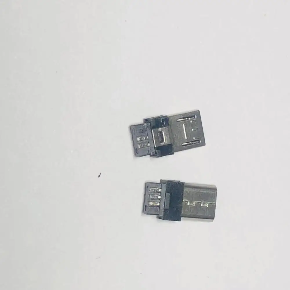 YT2153 10 шт./лот Micro USB 5Pin штекер черный сварочный кабель для передачи данных
