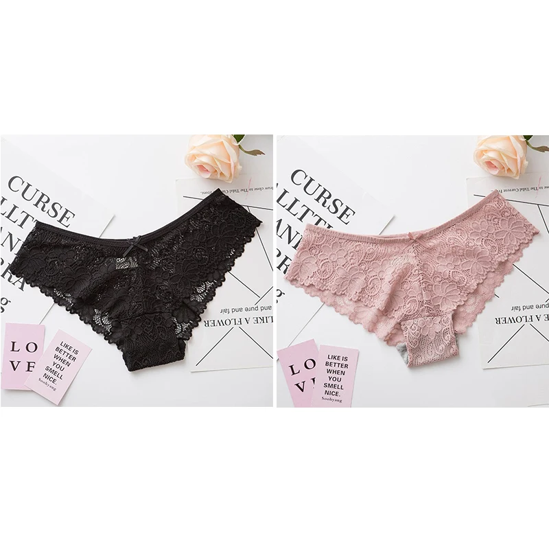 style 3 1/2 шт, женское нижнее белье, сексуальное кружевное Прозрачное нижнее белье, соблазнительные Красивые трусы, высокое качество, низкая талия, женские трусы - Цвет: style 3
