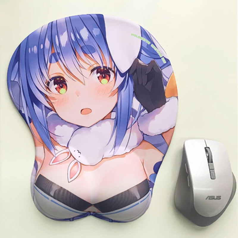 Мягкий гелевый игровой коврик для мыши с рисунком аниме Usada Beijing Ora Gawr Gura Nakiri Ayame