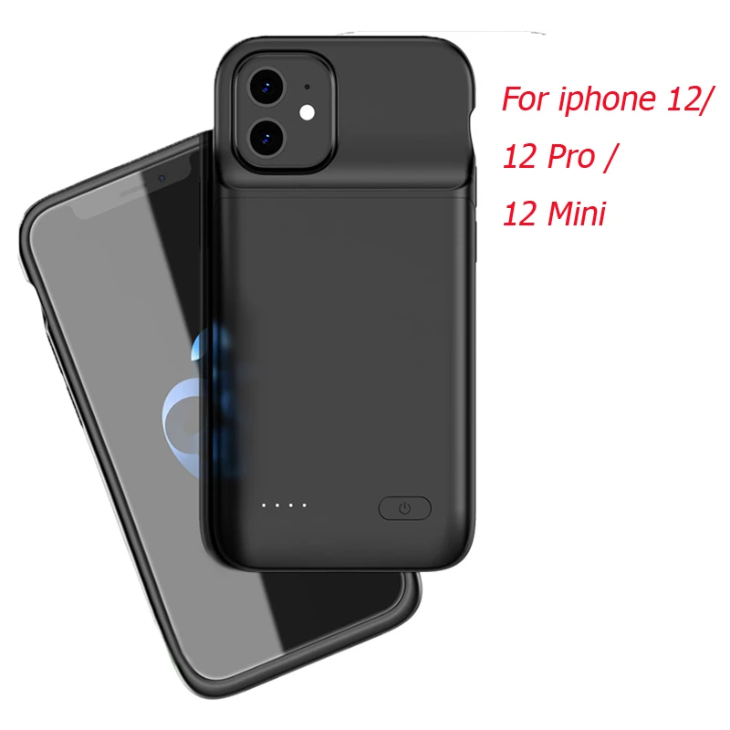 

Power Case For iPhone 12 12Pro 12Mini Battery Charger Case For IPhone 12 Pro Max External Battery Charging Cover New Listing