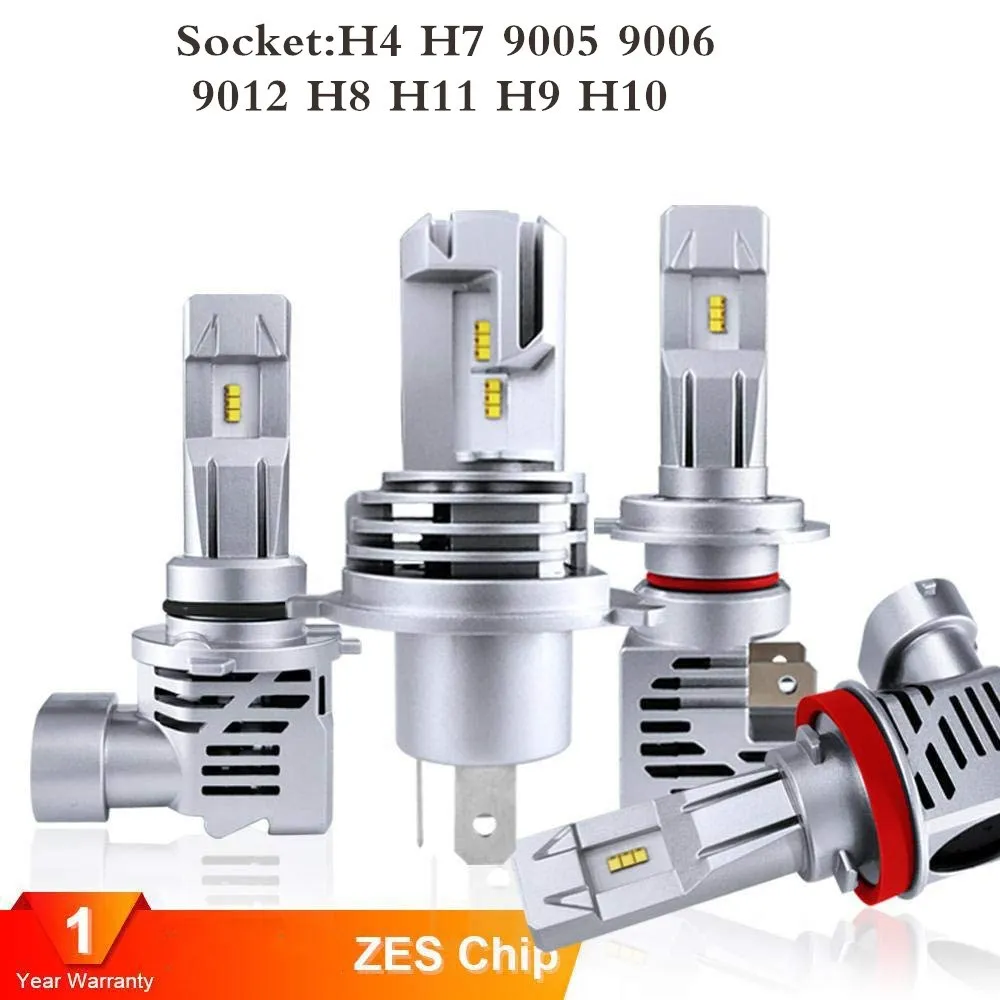 

H4/9003/HB2 H7 h11 9005 LED headlight bulbs 12V 24V 110W diode lamps for cars high beam dipped beam fog lights auto graded chip