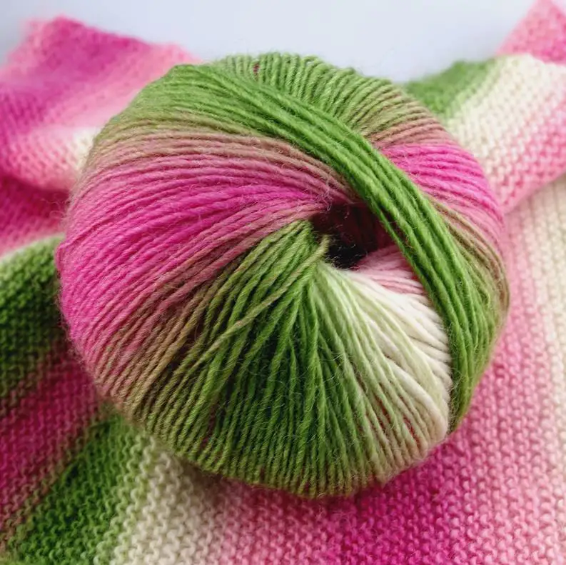 Детские вязаные красочные детские шерстяные пряжи мягкие крючки для вязания