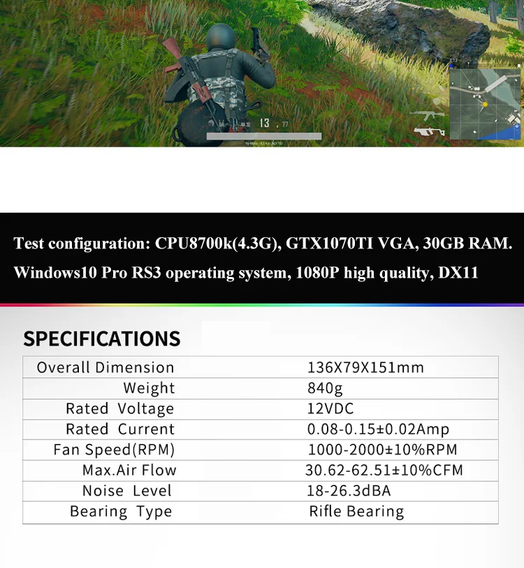 5V 3PIN RGB Процессор кулер 5 тепловыми для компьютеров AMD/AM4/INTEL 775/1150/1151/1155/1156/2011(12 см); охлаждающий вентилятор