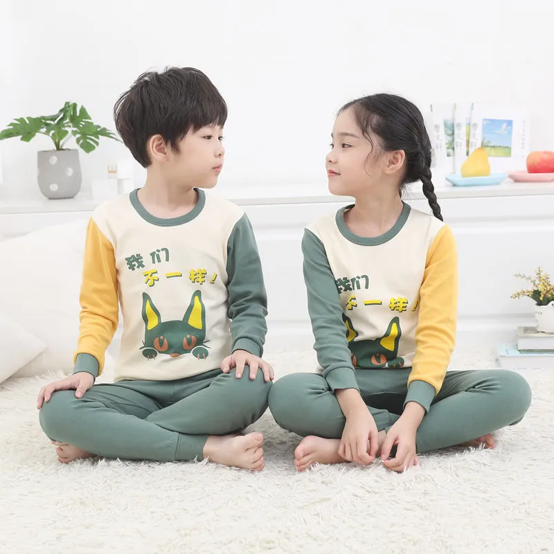 2020 с рисунками из мультфильмов детские пижамы комплект одежды для мальчиков и