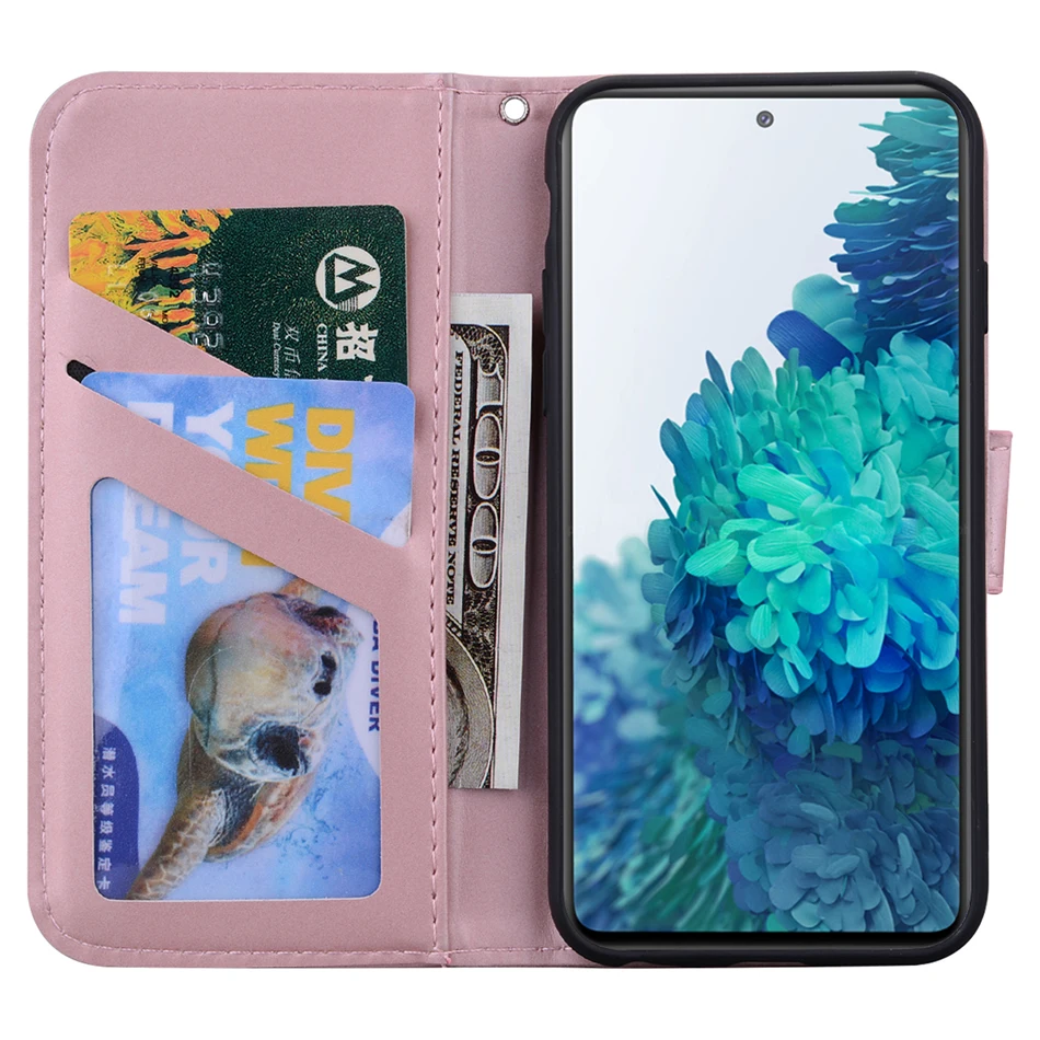 Симпатичный чехол для книги с мультяшным рисунком для Huawei P smart Y5P Y6P Y7P Y8P P20 PRO P30 Pro Nova 5T 3E Y6 2019 P40 Lite MATE 20 Y5.