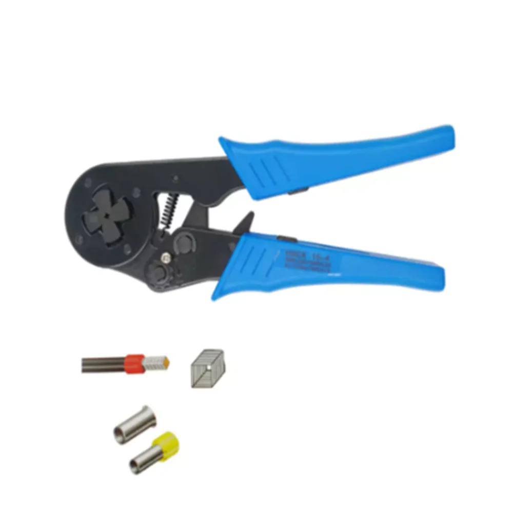 

HSC8 16-4 Hand Mini Self-adjustable Crimping Plier Crimper For Insulated Terminals AWG 12-6 Square mm 4-16 Cable end-sleeves