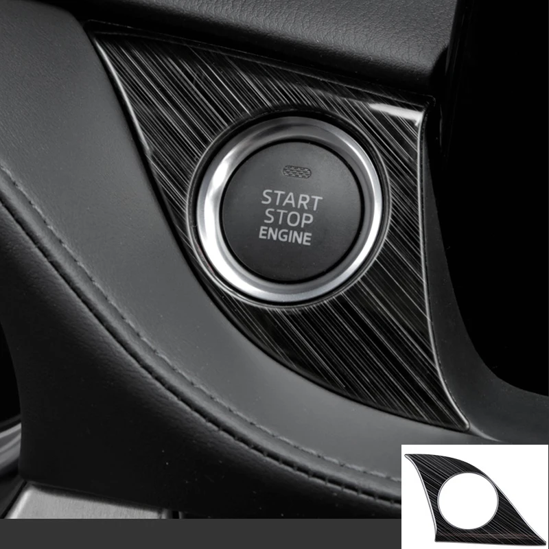 Молдинг для салона автомобиля Mazda 6 Mazda6 2019 2020 кнопка запуска и остановки зажигания