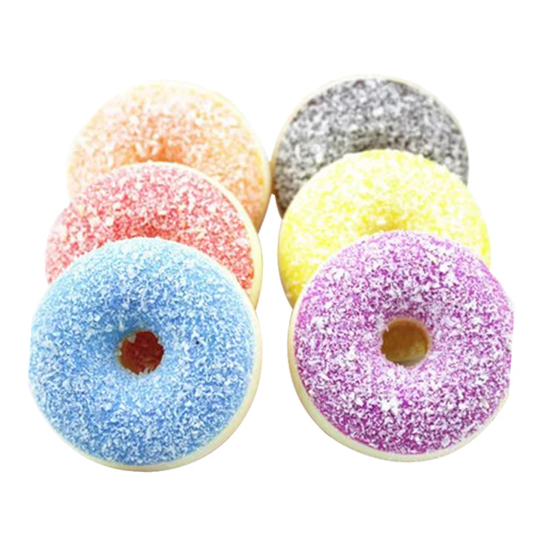 Новинка пончики сжимаемые игрушки для снятия стресса красочный пончик медленно