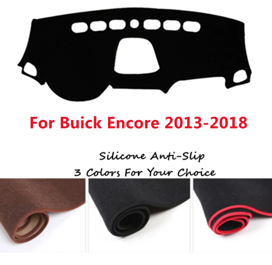 

Super Soft Anti-slip Car Dashboard Cover For Buick Encore (2013-2018) 2007-08-09-10-2019 Auto DashMat Sun Shade Pad Protector