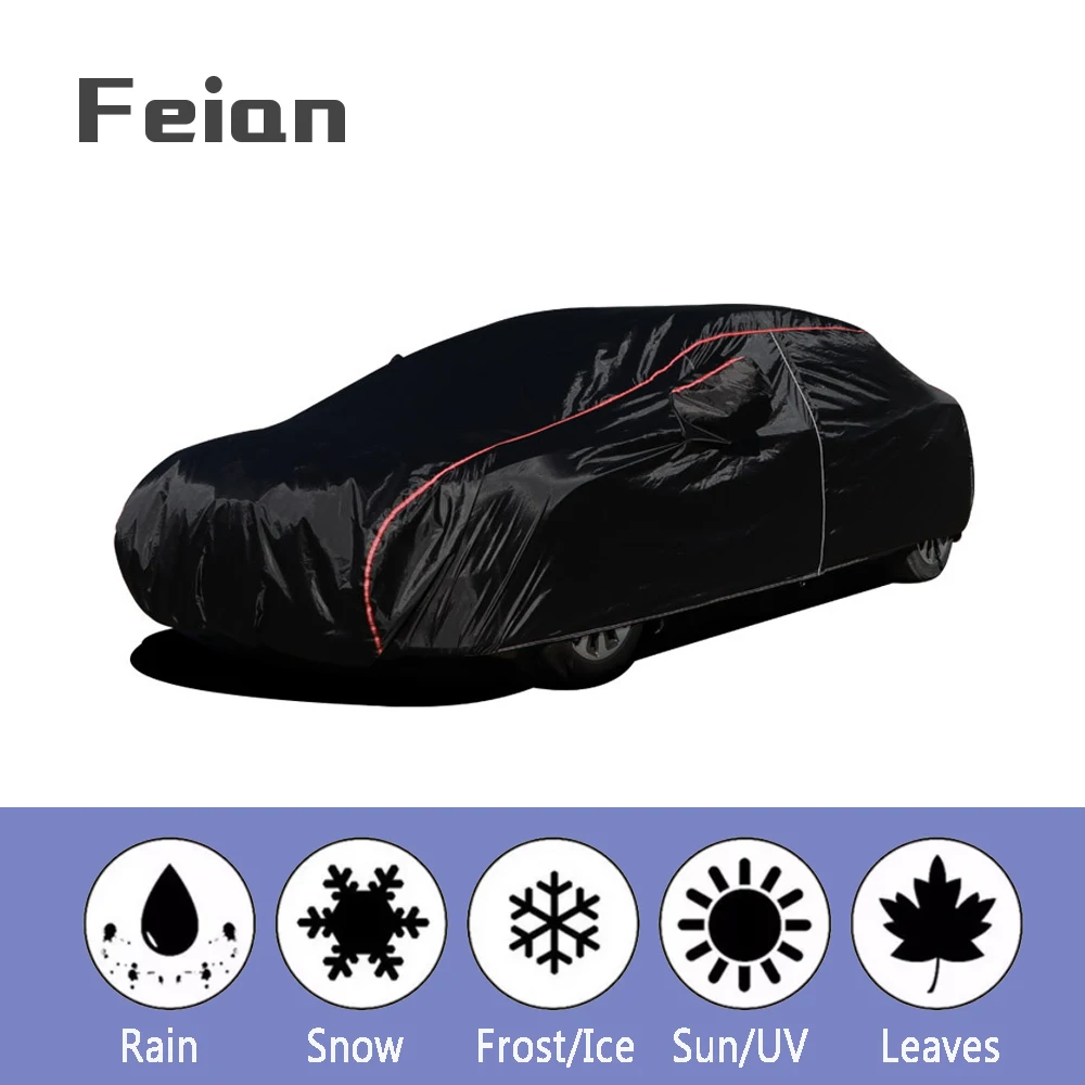 Универсальные автомобильные Чехлы 190T для защиты от солнца снега дождя пыли