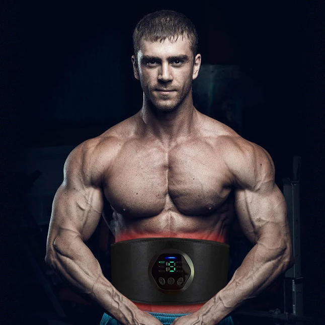 

Abs Stimulator Muscle Trainer Fitness Belt Home Sports Aben Weight Loss Instrument Sports Relax